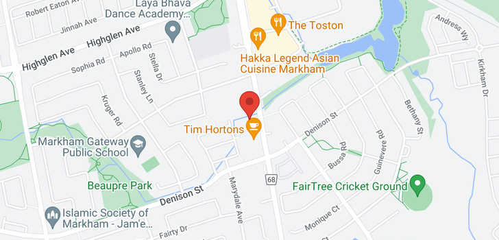 map of #101 -7340 MARKHAM RD